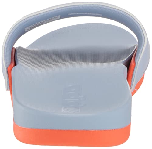 Adidas Adilette Comfort Slides Sandal, Blue Dawn/Semi Impact Orange/Blue Dawn (Moana), 1 Us Unisex Little Kid #TOP2