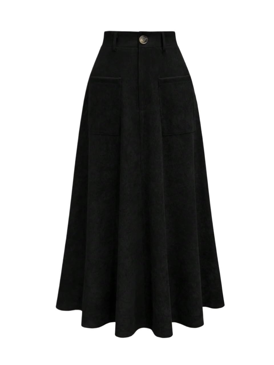 Womens Flowy Trendy Skirt Solid Color Loose Skirt