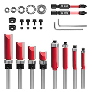 Viriech Bündigfräser Set 10 Stück