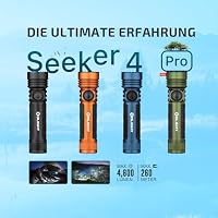 OLIGHT Seeker 4 Pro LED Taschenlampe 4600 Lumen 260 m USB-C aufladbar – Ansicht 2