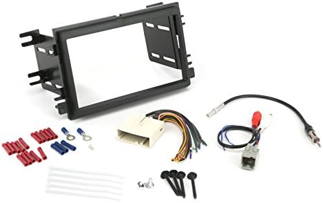 SCOSCHE Install Centric ICFD6BN Complete Basic Installation Solution For Installing A Double DIN Aftermarket Stereo Compatible With Select 2004-12 Premium Sound Ford, Lincoln And Mercury Vehicles