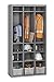 Tennsco CC-66-MGY Cubby Without Legs, Assembled, 34" Width, 14" Length, 66" Height, 15 Opening, Medium Grey