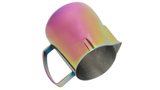 Pichet à Mousser Le Lait En Inox 600 Ml – Pour Latte, Cappuccino, Bec Verseur Précis, Poignée Anti-brûlure - 6