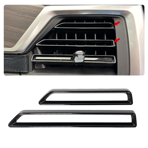 Y-QIPED Car Air Conditioning AC Air Vent Outlet Trim Frame for BMW X5 X6 X7 XM G05 G06 G07 G09 2023 2024 2025 64225A23597 64225A23598 (Right Side 2pcs)
