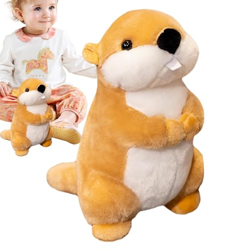 Animaux Mignons en Peluche, Animaux en Peluche pour - Peluche Polyvalente marmotte en Peluche marmotte | Coussin décoratif Confortable pour Animaux en Peluche...