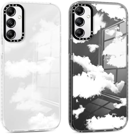 Xylota 2 przezroczyste etui na telefon komórkowy Samsung Galaxy A34 5G 6,5", przezroczyste etui Aesthetic z motywem serca miłosnego, miękkie, silikonowe, cienkie, TPU, odporne na uderzenia i