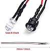 80 st 5 mm 3 volt LED-lampor kit emitterande dioder förtrådbundna LED-lampor dioder 8 färger med 80 st 5 mm plasthållare panelmontering svart #3