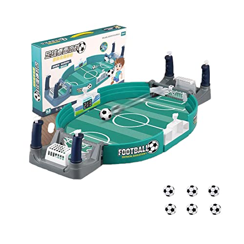 Jeu Interactif de Baby foot, Match de Baby-Foot sur Table, Mini-Jeu de Football sur Table, Jeux de Société Interactifs Parent-Enfant, Avec 6 Balles