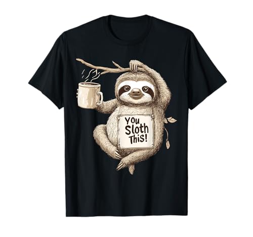 「You ナマケモノ This!」ナマケモノ先生テストウィーク面白漫画 Tシャツ