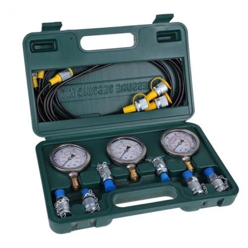 Hydraulic Pressure Guage Hydraulic Pressure Kit Testing Hose Coupling Gauge