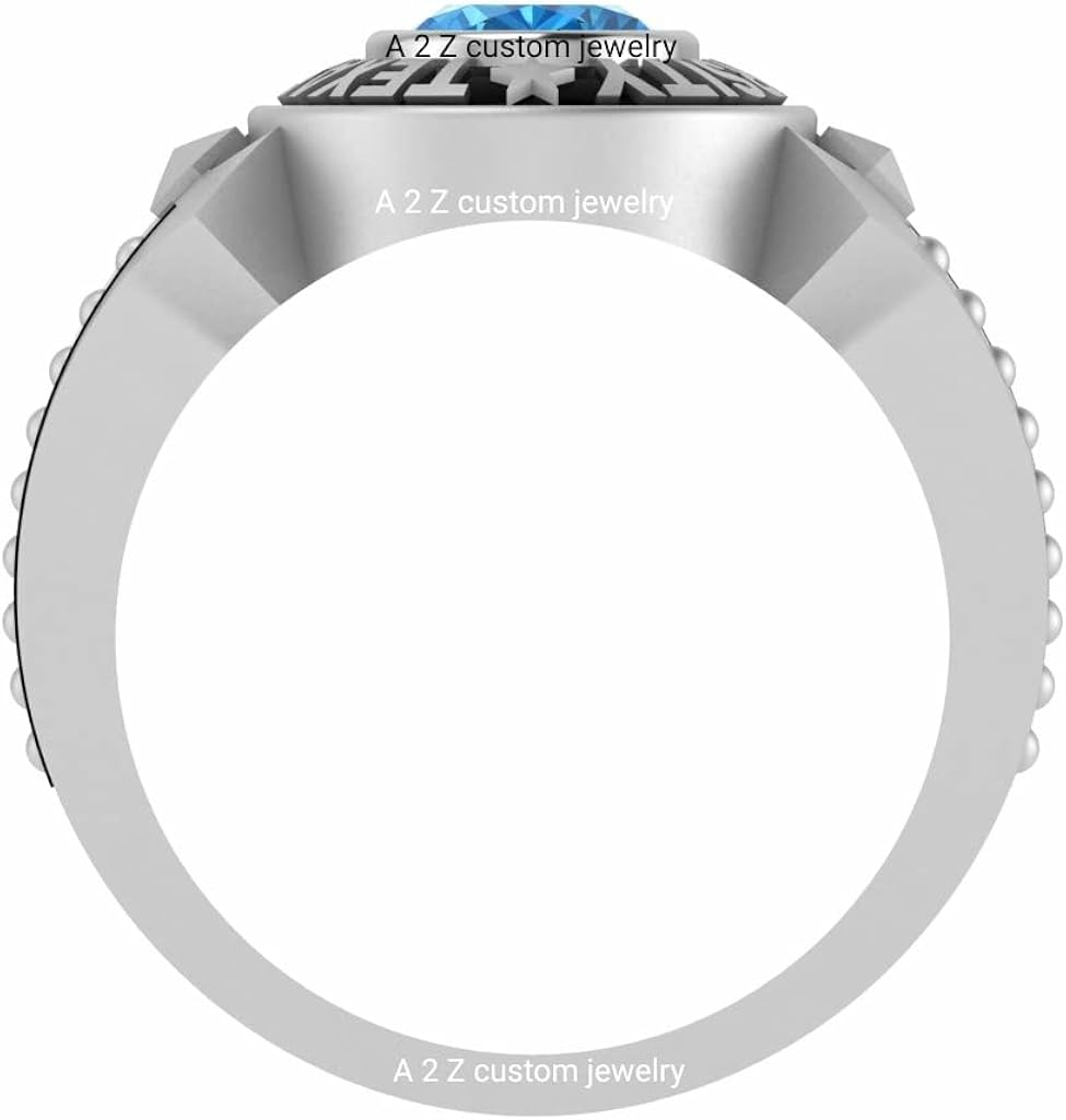 Miniatura 3 de Anillo personalizado de clase de moda para mujer para la escuela secundaria, universidad, academia de 2022, 2023, 2024, 2025, regalo de ceremonia de