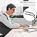 KALIONE 1 Pair Glasses Arm Replacement, Glasses Legs Replacement Eyeglass Arm Replacement Eyeglasses Arms Legs Replacement Accessories With Screws, Washers, Screwdrivers, Nose Pads (Black)