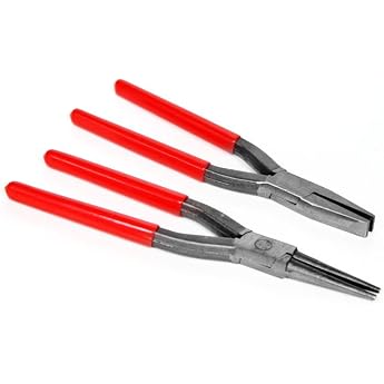 Spengler Pliers Pair Round + Flat Roofing Plumbers Round Nose Pliers Flat Pliers