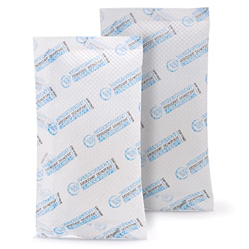 Image of Wisesorb Silica Gel Packets, 20 Gram 5 Packs Dessicant Packets for Storage