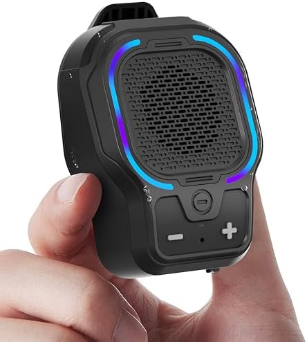 Wearable Bluetooth Speaker, Magnetic Clip-on Wireless Portable Sp...