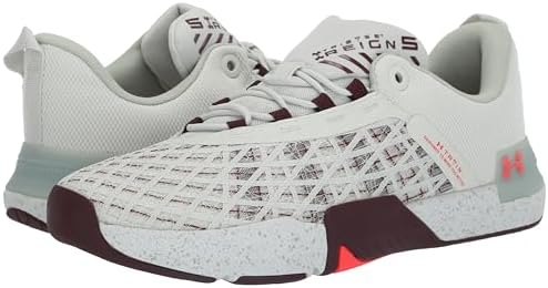 Under Armour Tribase Reign 5 White Clay/Deep Red/Beta 11 D (M) | Image 6