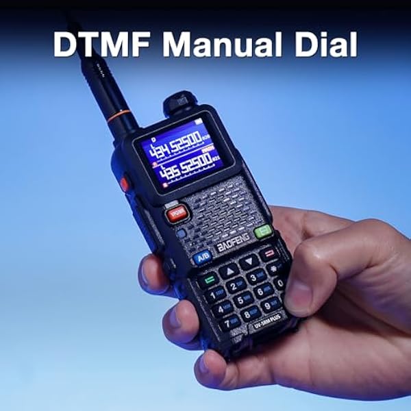 BAOFENG UV-5RM Plus любительская многодиапазонная рация, перезаряжаемая портативная радиостанция с большим радиусом действия, копирование частот, авиадиапазон, аккумулятор 2500 мАч