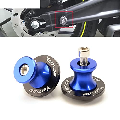 Bobines de bras oscillant 6mm or avec logo pour Yamaha MT09 et MT-09 SP 2017 a 2022 - 4