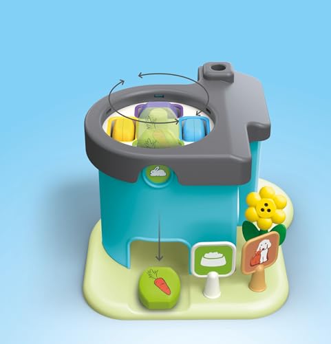 Playmobil 71690 Junior : Maison des Animaux - Comprenant Quatre Animaux de Compagnie - Jouet fabriqué à partir de matière d'origine végétale - Dès 12 Mois