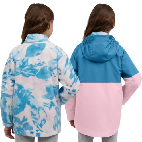 Image of Eddie Bauer Youth Lone Peak 3 in 1 Jacket (US, Alpha, Medium, Regular, Vintage Pink)