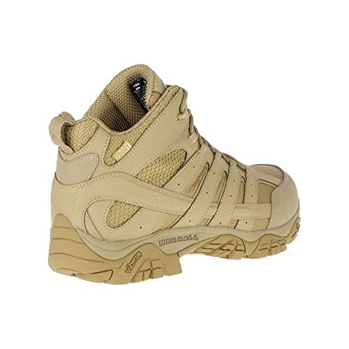 Merrell Men's Moab 2 Mid Tactical Waterproof Military Boot, Coyote, 9 #TOP6