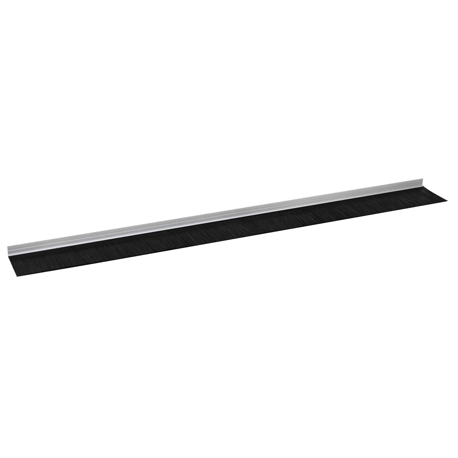 Samoprzylepne uszczelki do drzwi ze stopu aluminium, srebrne, 100 cm, 6 sztuk, blokuje przeciągi, hałas i kurz w pomieszczeniach i poprawia komfort