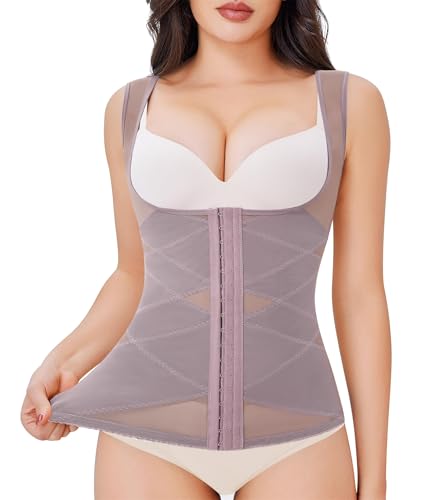 Image of Nebility Waist Trainer for Women Corset Shapewear Tummy Control | Body Shaper Vest Waist Cincher Shapewear
