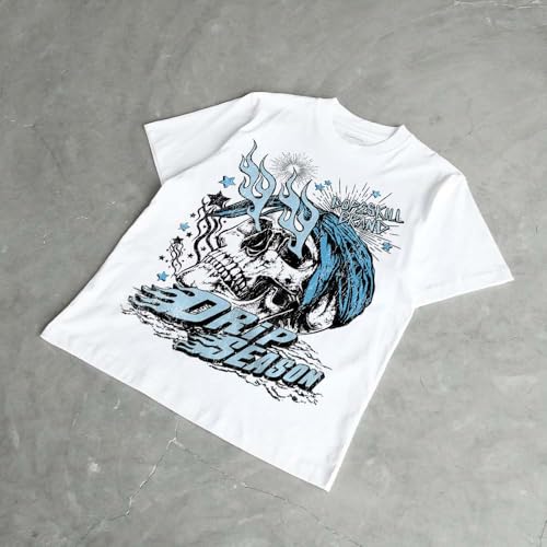 Image of DopeSkill Halloween Graphic Tee Streetwear Hip Hop Hypebeast Unisex T-Shirt Sneaker Colour Matching Shirts Spooky Graphic