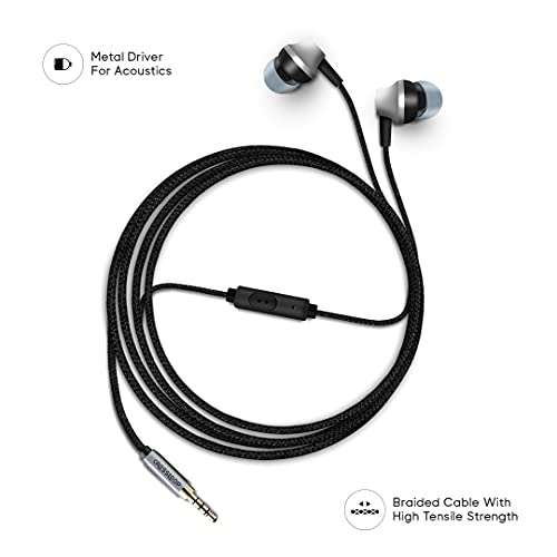 Image of CROSSLOOP Daily Fashion Series Wired in Ear Earphone with Mic (Silver)