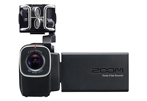 Zoom Q8 Handy Video Recorder, Vídeo De Alta Definição 3M, Microfones Estéreo, Mais Duas Entradas Xlr