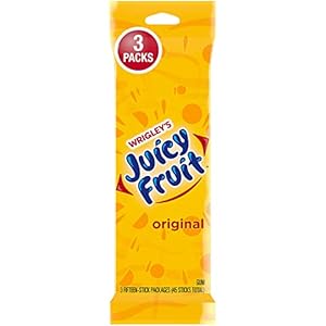 Wrigley's Juicy Fruit Kaugummi 3x15 Streifen