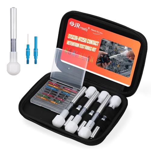 JRready ST5239-HT250 Connector Inspection Tool Kit, Portable Contact Retention Dynamometer Tools & Removable Electrical System Tools for Connectors/Automotive Contact Tester Tool Set