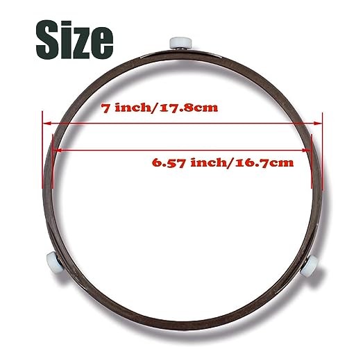 Mikrowellen-Stützringe für Mikrowellen-Glasplatten, 17,8 cm Mikrowellen-Plattenspieler-Ring, Ersatz-Innenring für Mikrowelle (178 mm)