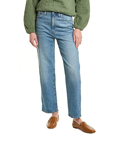 Madewell The Perfect Vintage Wide-Leg Full-Length Jean in Elmont Wash Elmont Wash 25
