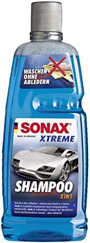Xtreme Wash and Dry Shampoo 1Ltr | Premium Car Wash Solution | Cleans & Removes Tough Road Grime | Streak-Free Waterless Drying Finish | Ideal for Paint, Rubber, Metal, Glass & Plastic