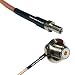1 feet RG316 TS-9 Male to UHF Female Angle Bulkhead RF Pigtail Coaxial Cable
