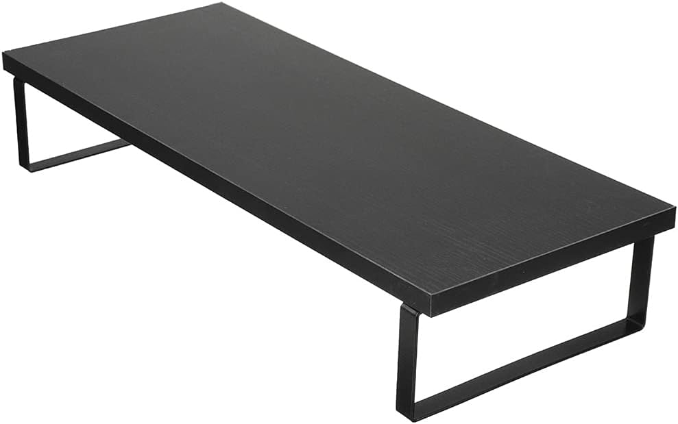 Monitor Holder TV Computer Monitor Riser Table Stand Set Desktop Laptop Screen Shelf Organiser Rack Home Office Lapdesk (Colour: White Size : Independent Stand) (Black Independent Stand)