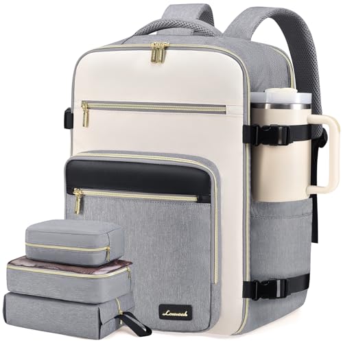 Mochila de viaje LOVEVOOK para mujer 40L aprobada para vuelo