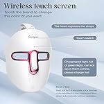 SDKWDH Red Light Therapy for Face, Led Face Mask Light Therapy, Anti-Aging Infrared Therapy for Wrinkles, Fine Lines, 7-1 Colors LED Facial Skin Care Mask - Image 2