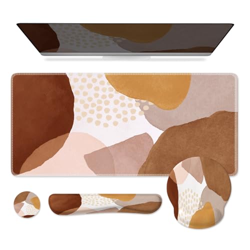 Tapis de souris XXL au design ergonomique haut de gamme pour ordinateur
