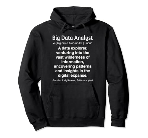Analista divertido de Big Data Sudadera con Capucha