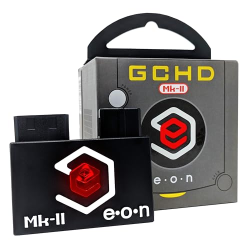 GCHD Mk-II | Gamecube HD Adapter for Nintendo Gamecube – HDMI Converter, Digital Audio, Plug & Play, Zero Lag, Video Enhancer (Jet Black) by E E·O·N - Used condition - US$139.99