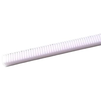 1pcs 0.8 Module POM Gear Rack 100mm 200mm 300mm 400mm Length 0.8M Nylon Rack Gear 10mm Width Transmission Racks Industry10x10x400mm
