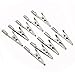 Produktbild Argerrant 10pcs 51mm Länge Elektrische Krokodilklemmen Nickel Stahlschraube Probe Fixing-Test Krokodilklemmen (Farbe : Silber-)