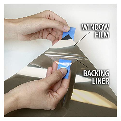 BDF BRZ35 Window Film Bronze Sun and Heat Control (Medium) - 36in X 7ft - Thumbnail 5