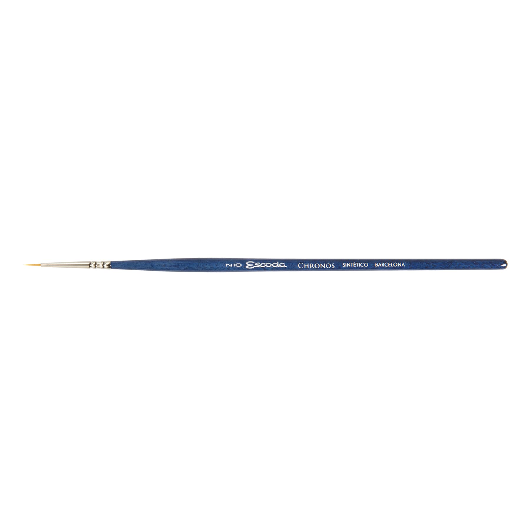Escoda Chronos Series 1351 Artist Watercolor & Acrylic Paint Brush, Synthetic Toray Fiber & Red Sable Blend, Pointed Round, Size 2/0