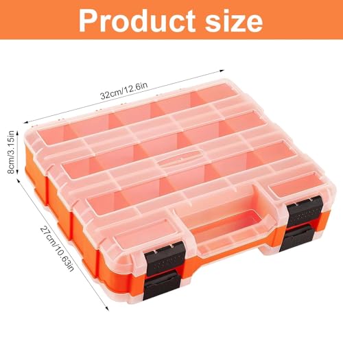 Boîte de rangement vis double face pour ne plus mélanger vos petites pièces