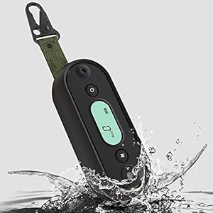 Travel Carbon Monoxide Detector, IP67 Waterproof Portable CO Gas Alarm for Vehicle, Aviation, Camping, Visual, Audible, and Vibrating Alerts, 2-Year Battery Life