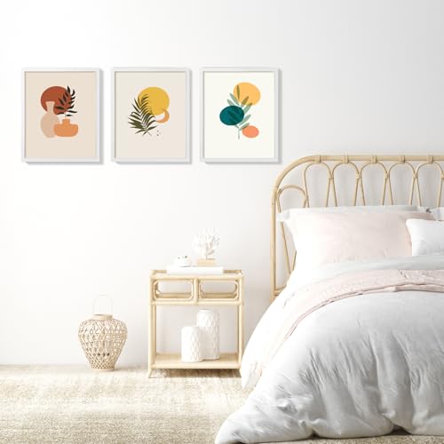 Image of LaVie Home 10x12 Picture Frame for Wall Display, 10x12 White Picture Frame with HD Plexiglas, 10 x 12 Poster Frame 1 Pack, Display Frame for Vertical or Horizontal, Classic Collection