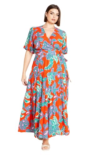 Image of City Chic Plus Size Dress, Jezebel Maxi Dress
